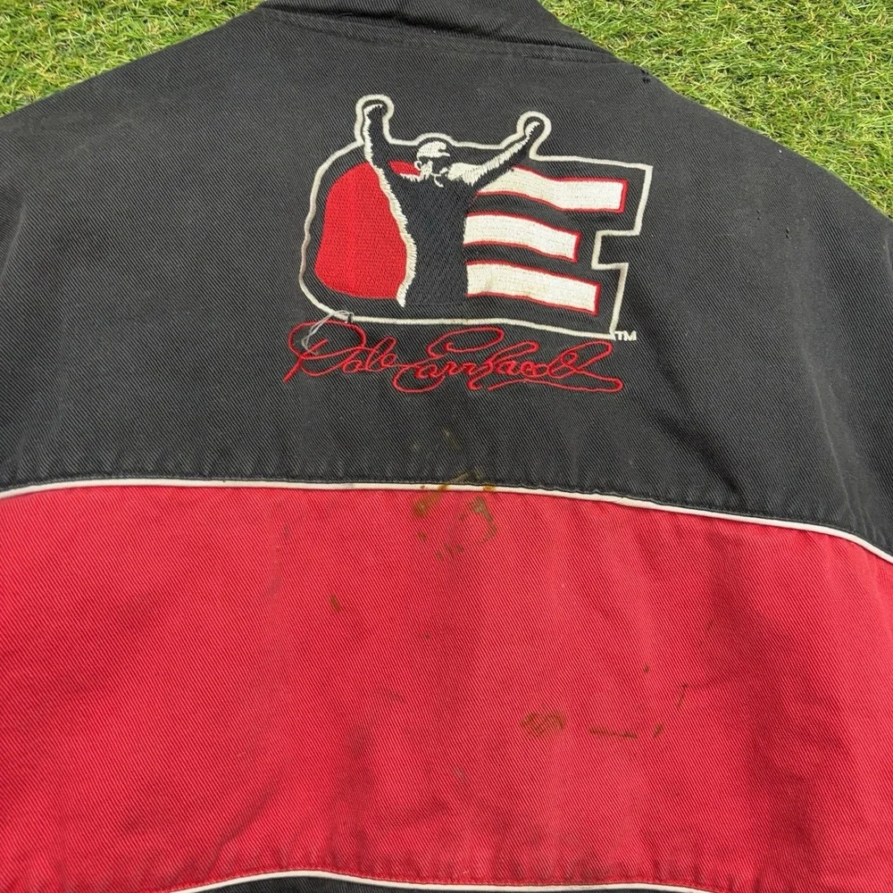 Dale Earnhardt The Intimidator Jacket Mens Medium Winners Circle Canvas y2k